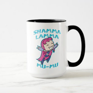 Caneca Os titã adolescentes vão!   Starfire "Shamma Lam