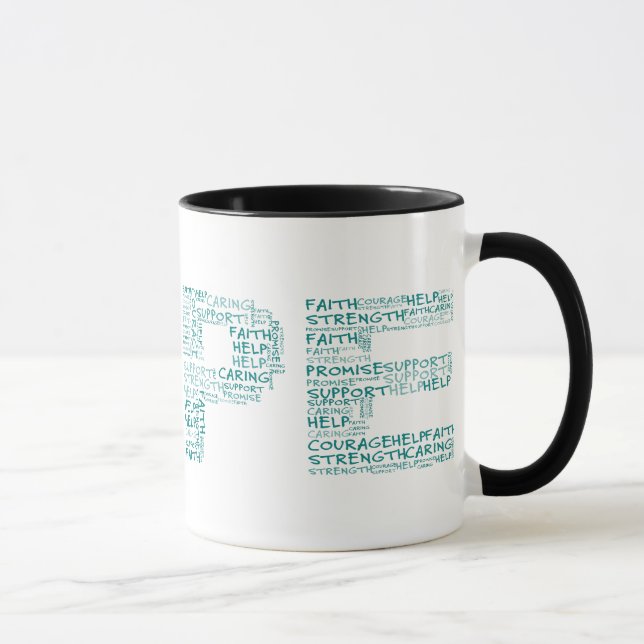 Caneca Os trabalhadores do hospício personificam um (Direita)