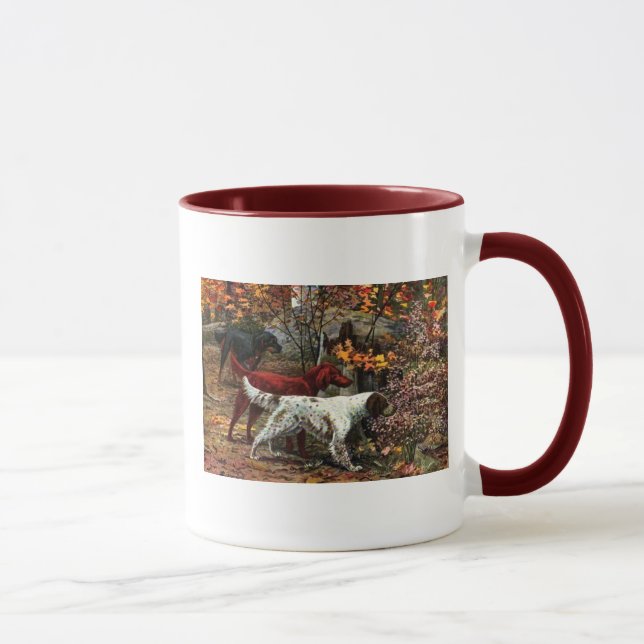 Caneca Os Três Setters Cerâmica Ringer Mug (Direita)