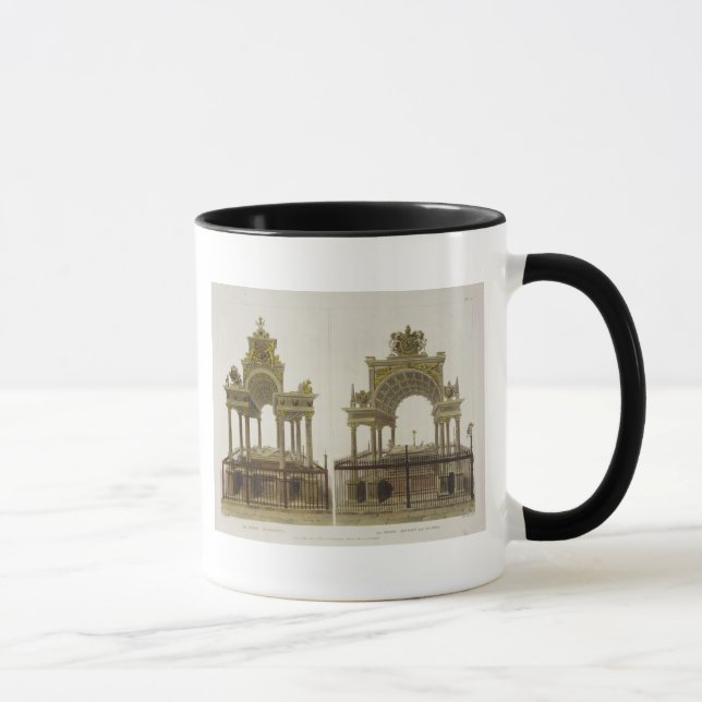 Caneca Os túmulos da rainha Elizabeth rainha mim e de (Direita)