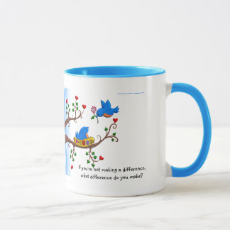 Caneca Os voluntários fazem uma diferença