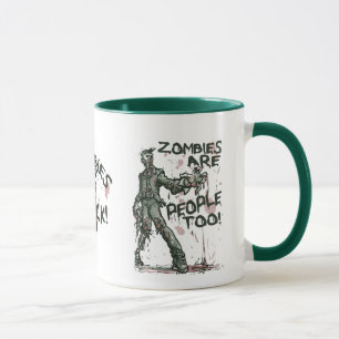 Caneca Os zumbis são Pessoas para Gear