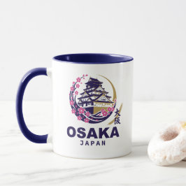 Caneca Osaka Japan Cherry Blossoms