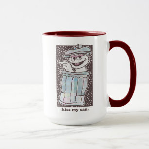 Caneca Oscar, o Grouch Beija minha lata