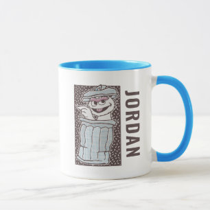 Caneca Oscar, o Grouch   Beija minha lata