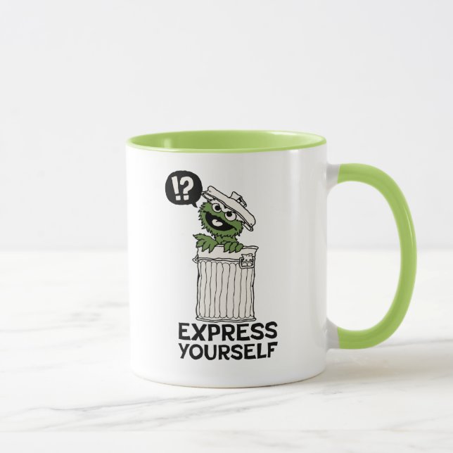 Caneca Oscar, o Grouch Expresse-se (Direita)