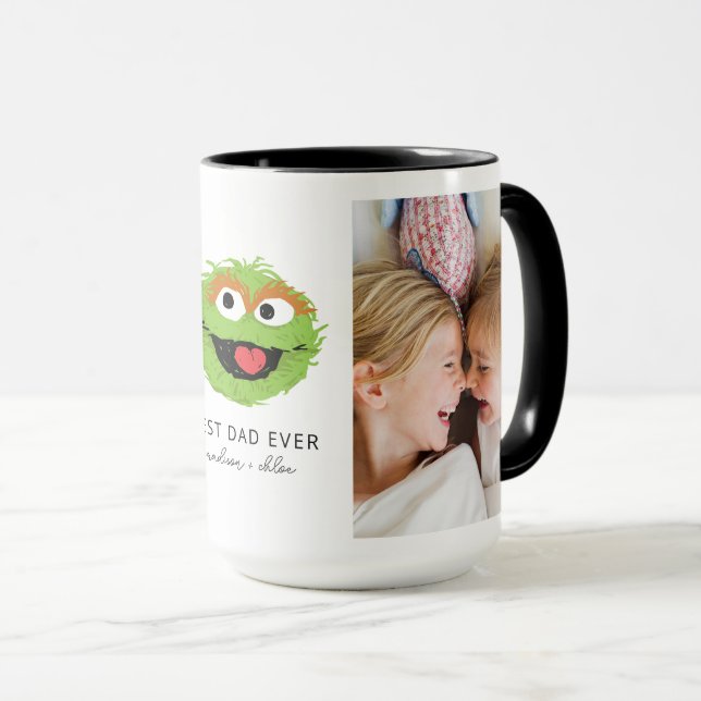 Caneca Oscar, o Grouch | Melhor Pai - Foto (Frente Esquerda)