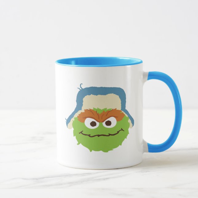 Caneca Oscar, o rosto do Grouch Woodland (Direita)