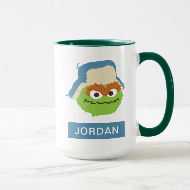 Caneca Oscar, o rosto do Grouch Woodland (Direita)