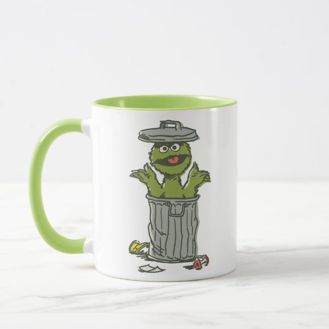Caneca Oscar the Grouch Vintage (Esquerda)