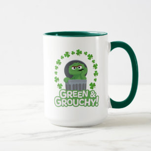 Caneca Oscar Verde e Mal-Humorado!