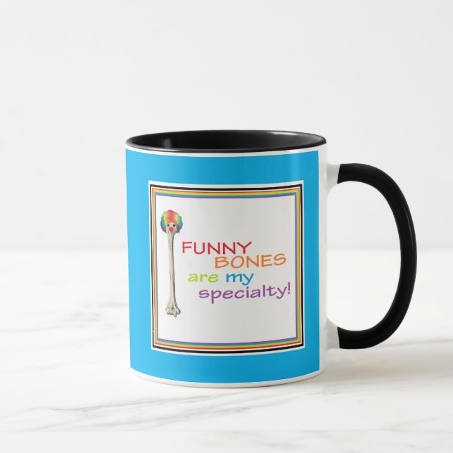 Caneca ossos engraçados presente pediatra médico (Direita)