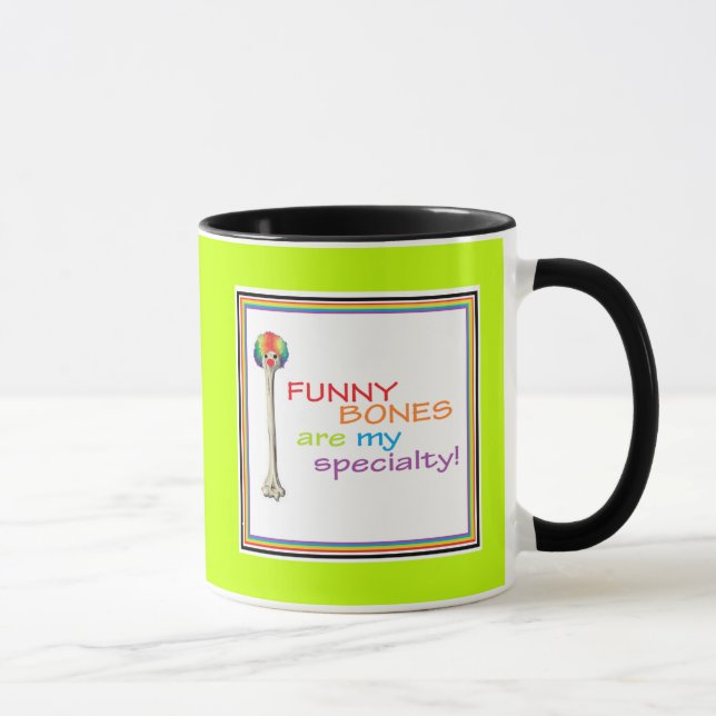 caneca ossos engraçados presente pediatra médico (Direita)