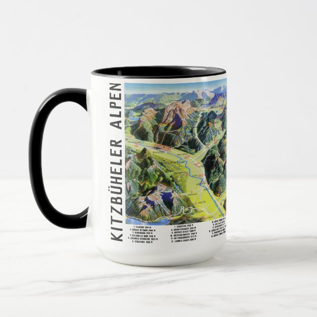 Caneca " Österreich: 2021/heute - Kitzbühel/Zillertal ... (Esquerda)