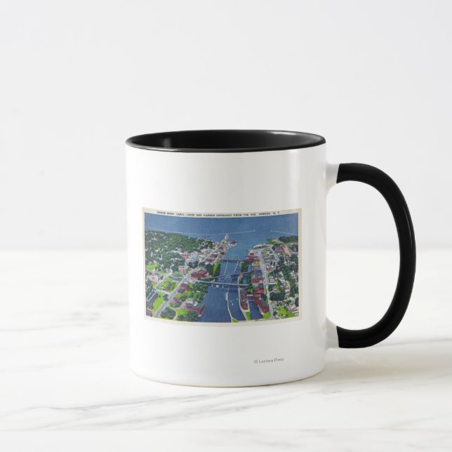 Caneca Oswego River, Locks, Harbor Entrance (Direita)