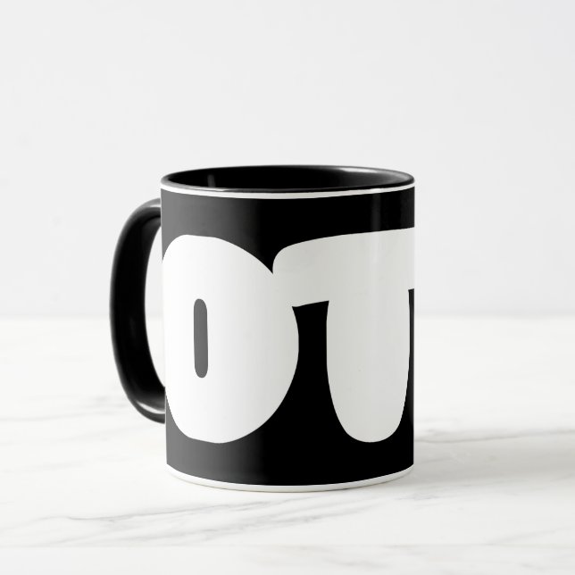 Caneca OTL Emoticon ~ Slang Coreano (Frente Esquerda)