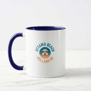 Caneca Ottawa Beach Holland Michigan Mug