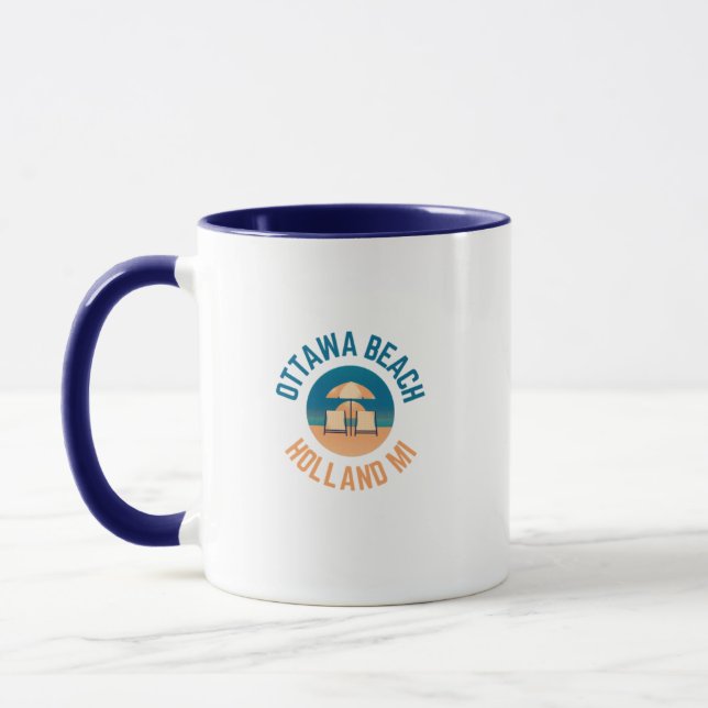 Caneca Ottawa Beach Holland Michigan Mug (Esquerda)