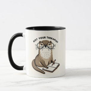 Caneca Otter Holding Diário - "Não Seu Terapista"