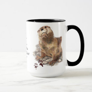 Caneca Otter sabe que você é o melhor chefe do mundo