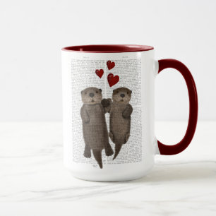 Caneca Otters Segurando Mãos