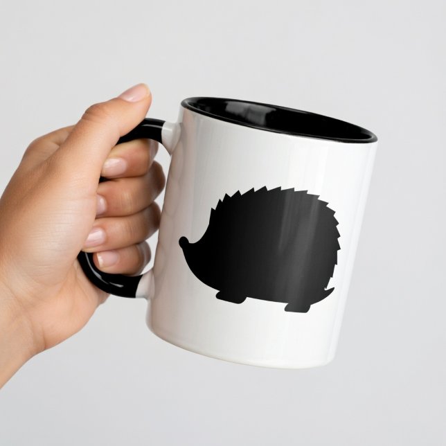 Caneca ouriço preto (Criador carregado)