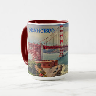 Caneca Ouro de São Francisco Ponte Scenical Mug