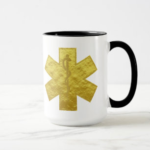 Caneca OURO EMS Star of Life Icon Mug