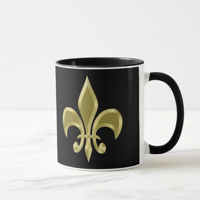 Caneca Ouro Fleur-de-Lis Mug (Direita)