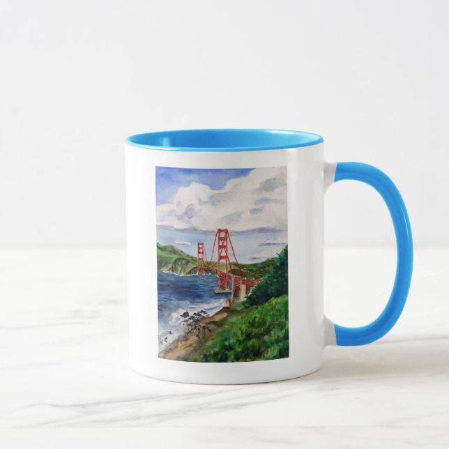 Caneca Ouro Gate Bridge (Direita)
