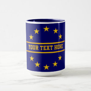Caneca OURO PERSONALIZADO - escolha estilo e cor