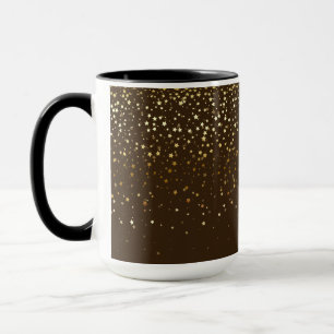 Caneca Ouro Petite Stars Café De Dois Toneladas, Mug-Brow