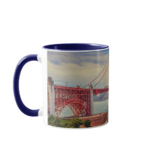 Ouro San Francisco Gate Panorâmica Mug