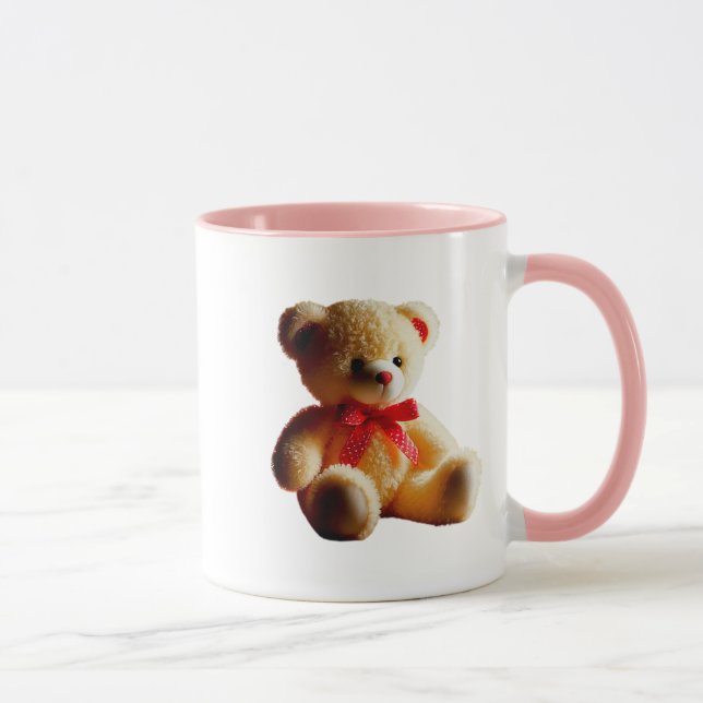 Caneca Ourson en peluche sagement assis. (Direita)