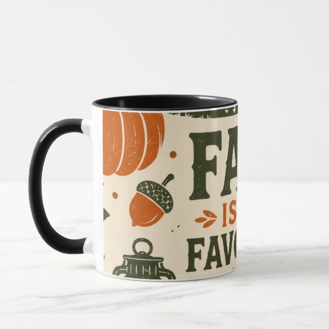 Caneca Outono é meu favorito (Esquerda)