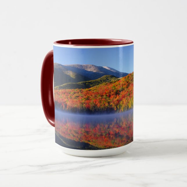 Caneca Outono Montanhas Adirondack | Nova York (Frente Esquerda)