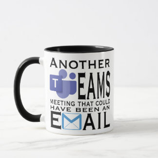Caneca Outra reunião que poderia ter sido um email