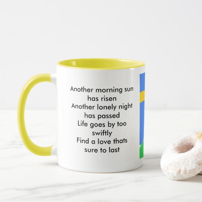 Caneca Outro Sol da Manhã (Com Donut)