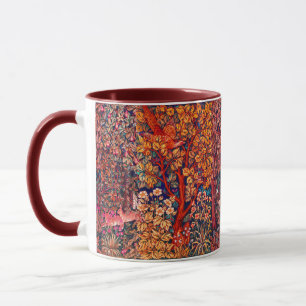 Caneca OUTROS ANIMAIS FLORESTAIS DO AUTUMN, Hares,Faisão,