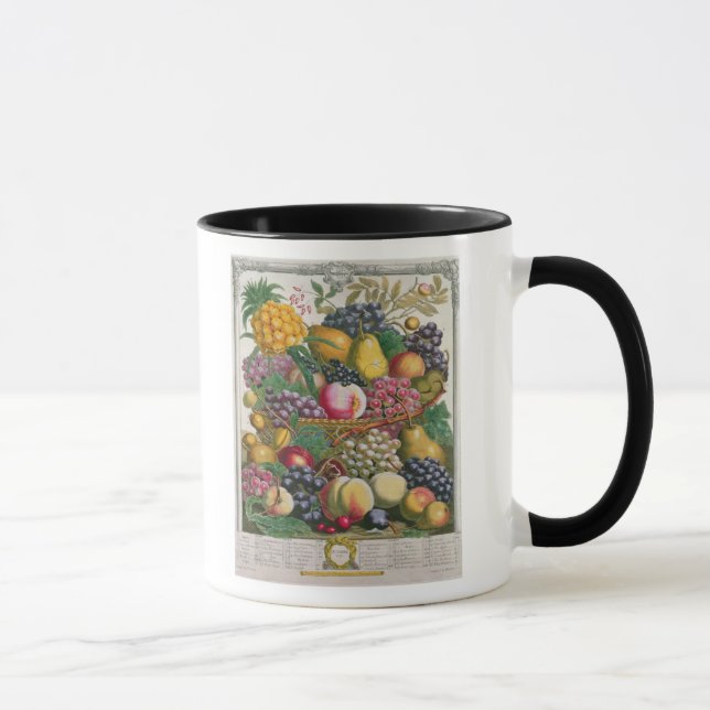 Caneca Outubro, 'de doze meses das frutas (Direita)