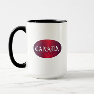 Caneca oval canadá