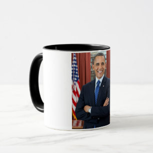 Caneca Oval Office Portrait, Obama Barack Presidente dos 
