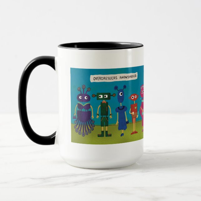 Caneca Overdressers Anonymous (Esquerda)