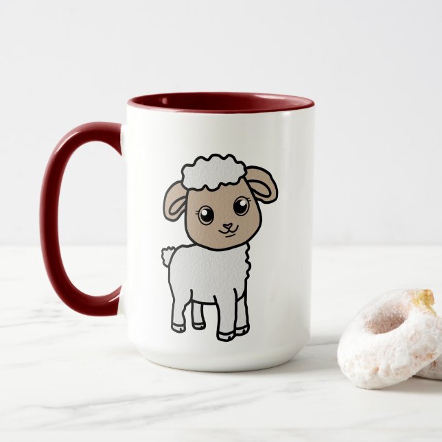 Caneca Ovinos Bons (Com Donut)