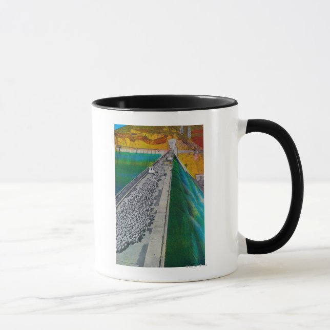 Caneca Ovinos na Barragem de Grand Coulee (Direita)