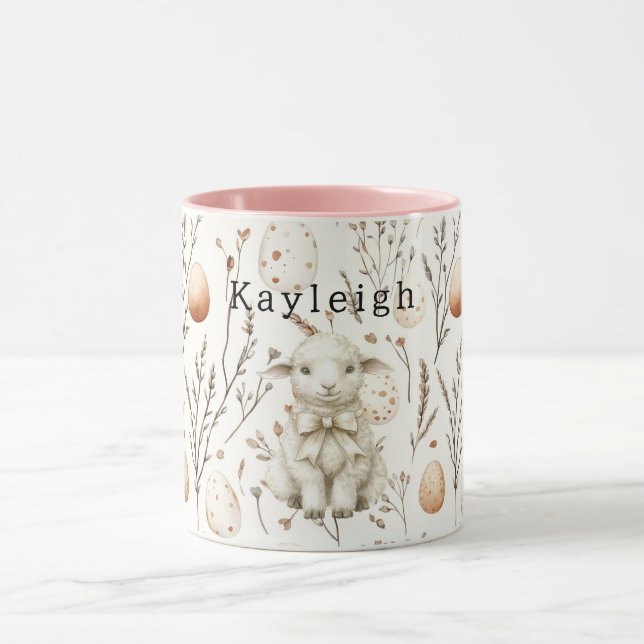 Caneca Ovos de Páscoa de Creme de Cordeiro (Centro)