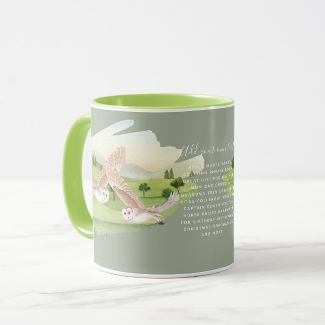 Caneca OWL GIFTS - Personalizado (Frente Esquerda)