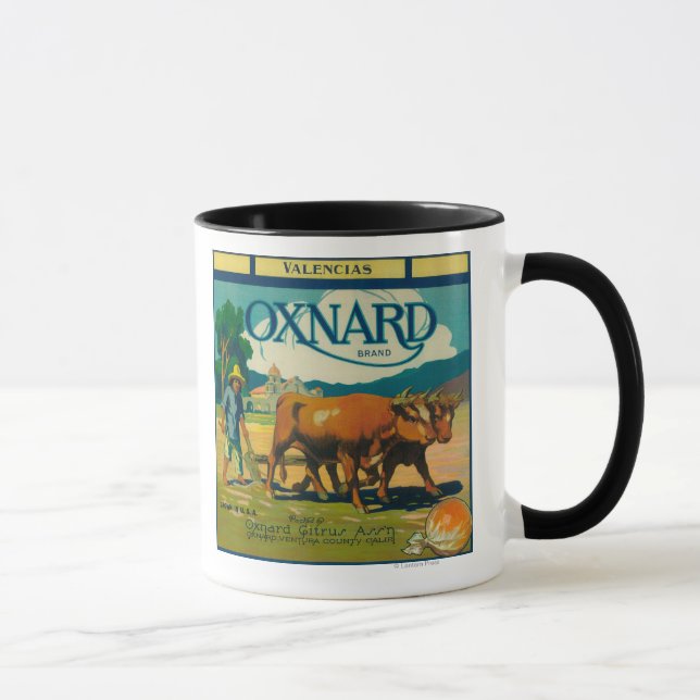 Caneca Oxnard Orange LabelOxnard, CA (Direita)