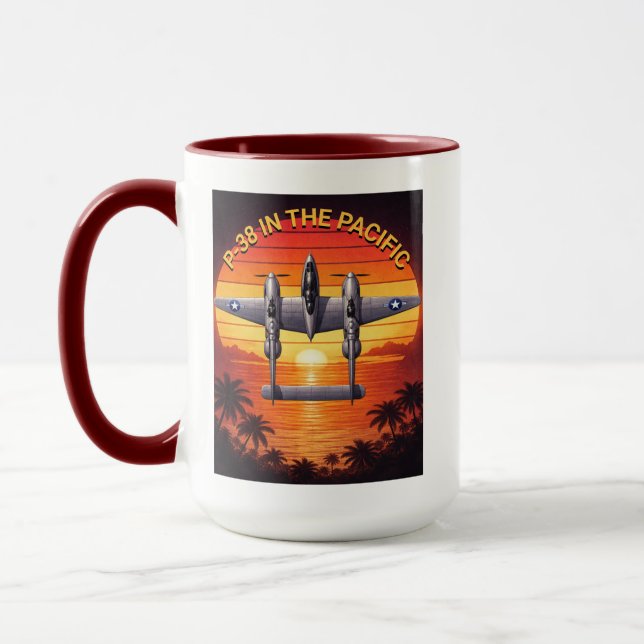 Caneca P-38 Lightning no Teatro do Pacífico (Esquerda)