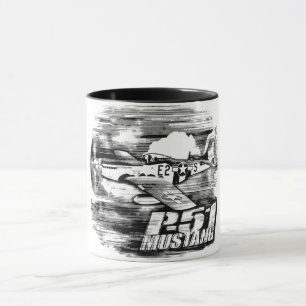Caneca P-51 Mustang